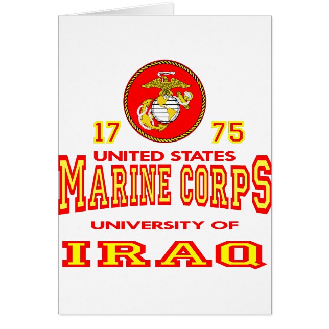 United States Marine Corps University of Iraq (Devant)