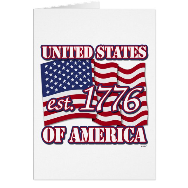 United States Of America est 1776 (Devant)