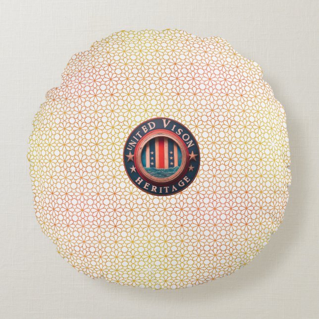 United Vision Fiers Heritage Round Coussin (Devant)
