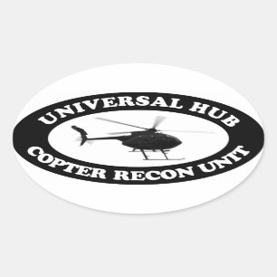 Unités Universal Hub Copter Recon autocollant de s