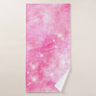 Univers de galaxie rose