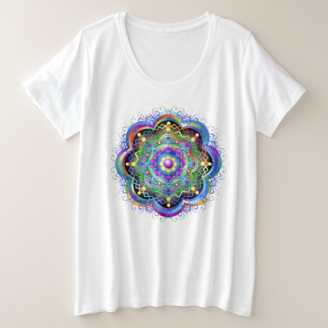 Univers Mandala Couleurs Psychédéliques (Design devant)