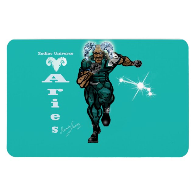 Univers Zodiac - Aries Magnet (Horizontal)