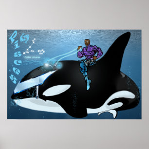 Univers Zodiac - Poster des Poissons