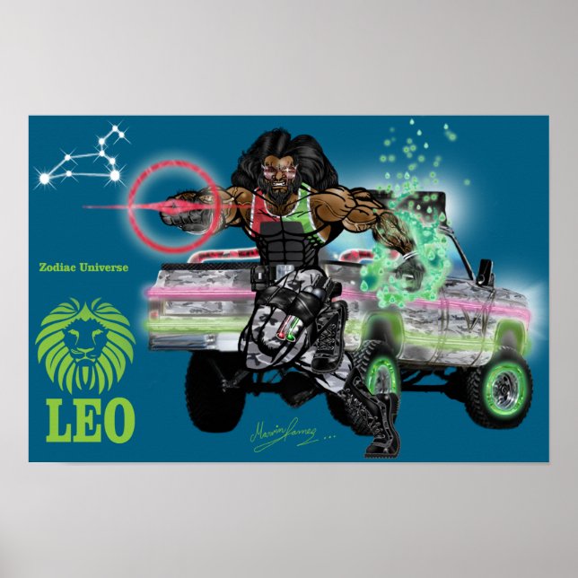 Univers Zodiac - Poster Leo (Devant)