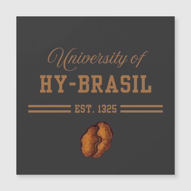 Université de Hy-Brasil, Est. 1325 (Devant)