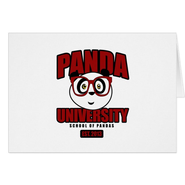 Université de Panda - Rouge (Devant horizontal)