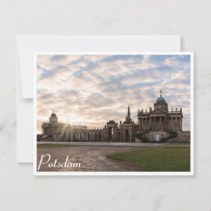 Université de Potsdam au coucher du soleil en Alle