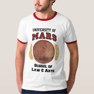 Université de T-shirt de Mars