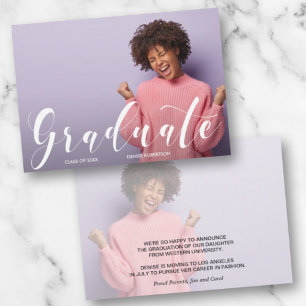 Université Graduate Photo Announcement