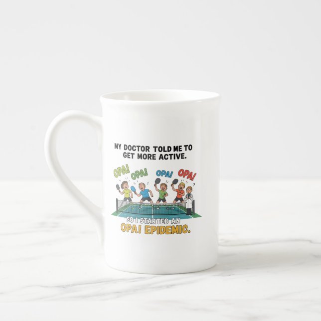 unny Pickleball OPA! Mug for Players and Fans Mug (Gauche)