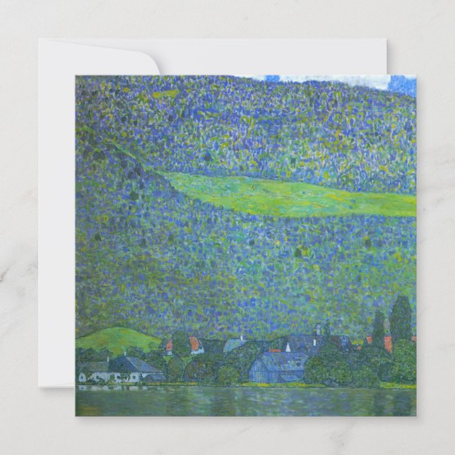 Unterach à Attersee par Klimt, Art Nouveau Vintage (Devant)