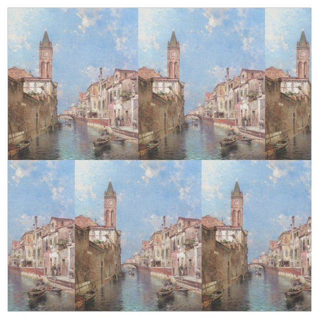 Unterberger's Venice art tissu personnalisé (Échantillon)