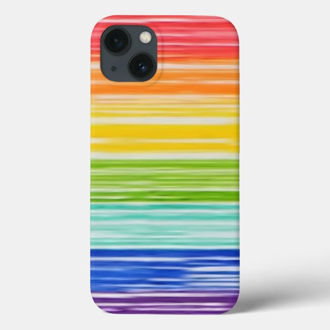 Untidy rainbow strips Coque-Mate coque iphone (Verso)