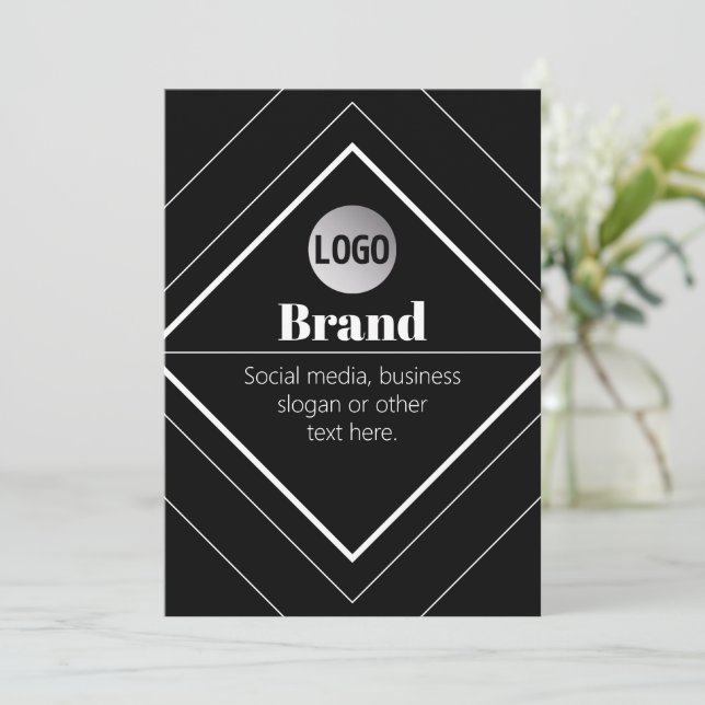 Upload Your Logo & Customizable Text Design (Debout devant)