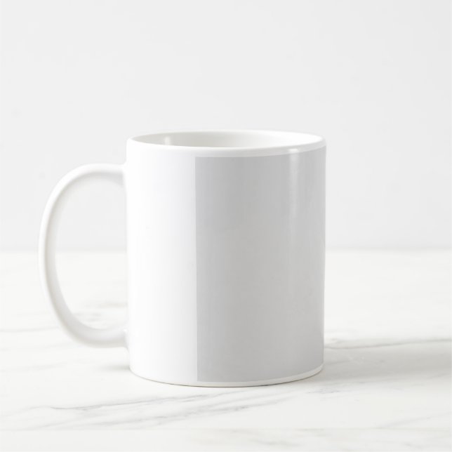 Upload Your Own Design Custom White Coffee Mug (Gauche)
