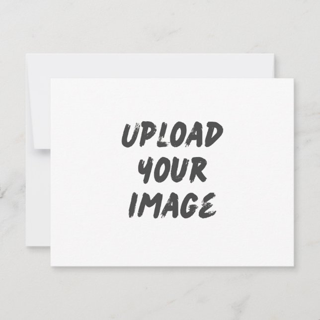 Upload your own Wedding RSVP Card (Devant)