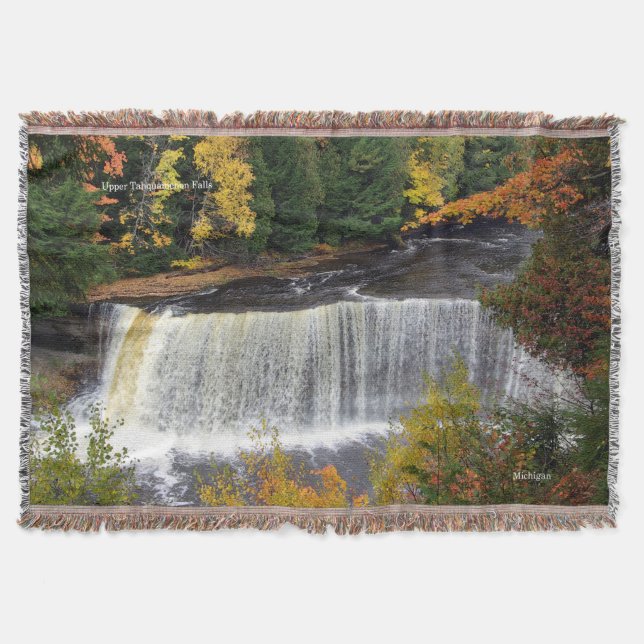 Upper Tahquamenon Falls jeter une couverture (Devant)