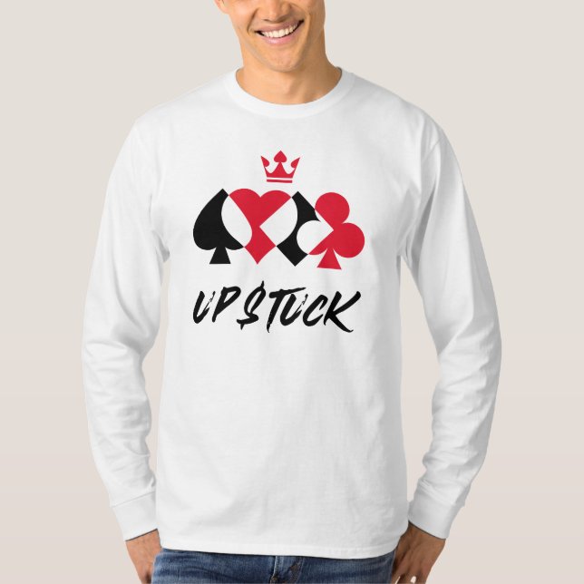 UpStuck Suits unisex long manche t-shirt (Devant)
