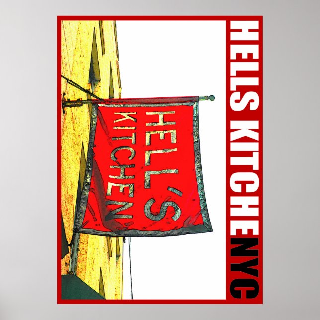 Urban59 ArtWorks Studio Hells Kitchen NYC Poster (Devant)