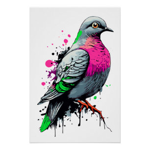Urban Dove - Poster Pigeon - Poster Hope Dove