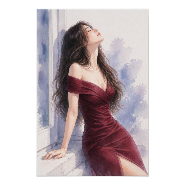 URBAN FLUID ELEGANCE — Morning Serenity Poster (Devant)