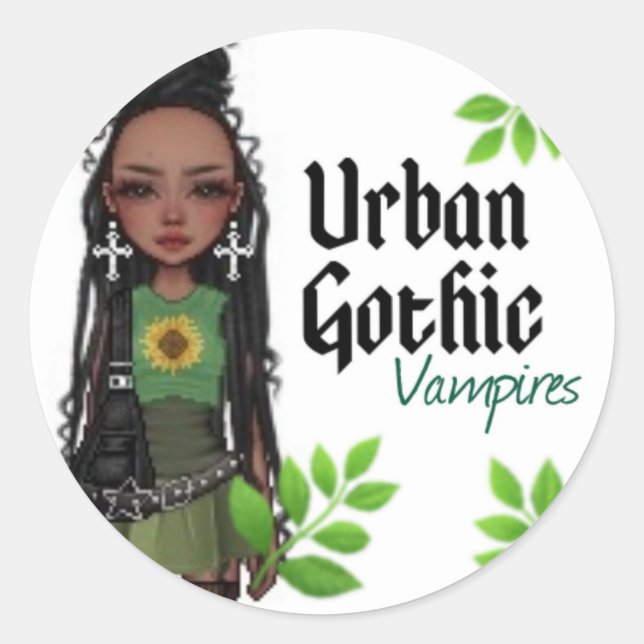 Urban Gothic Vampires Stickers 8 (Devant)
