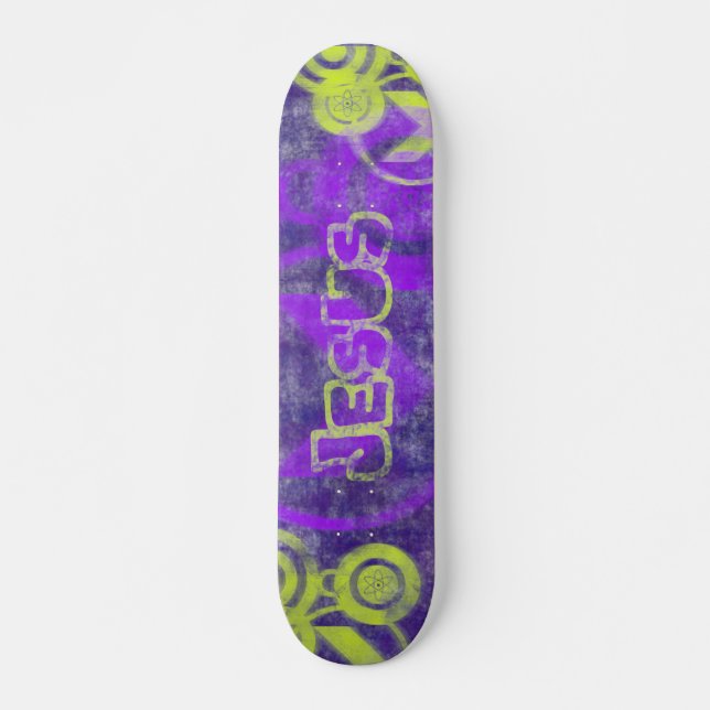 Urban Grunge Jesus Christian Skateboard (Devant)