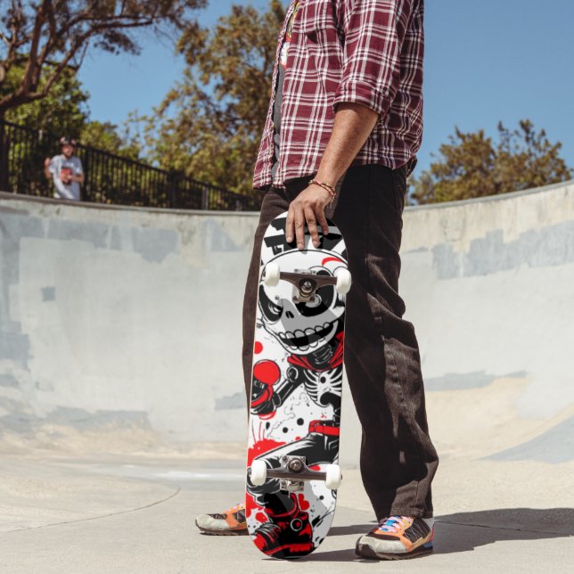 Urban Hero - Manga Robot Skeleton Skateboard (Extérieur 2)