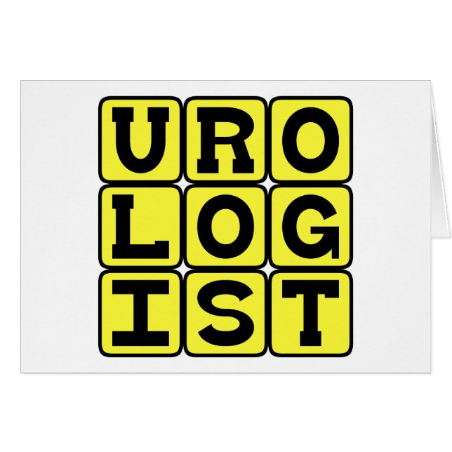 Urologue, Spécialiste du système urinaire (Devant horizontal)
