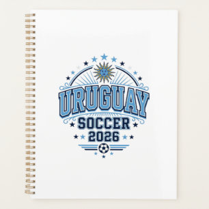 Uruguay Football 2026 Football Gras Pays Typograph