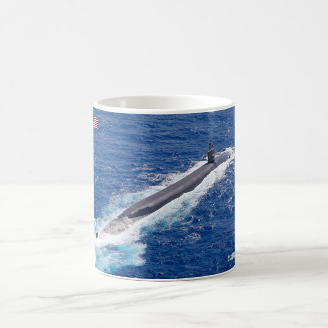 US BALLISTIC MISSILE SOUS-MARINE - SSBN-741 Mug (Centre)