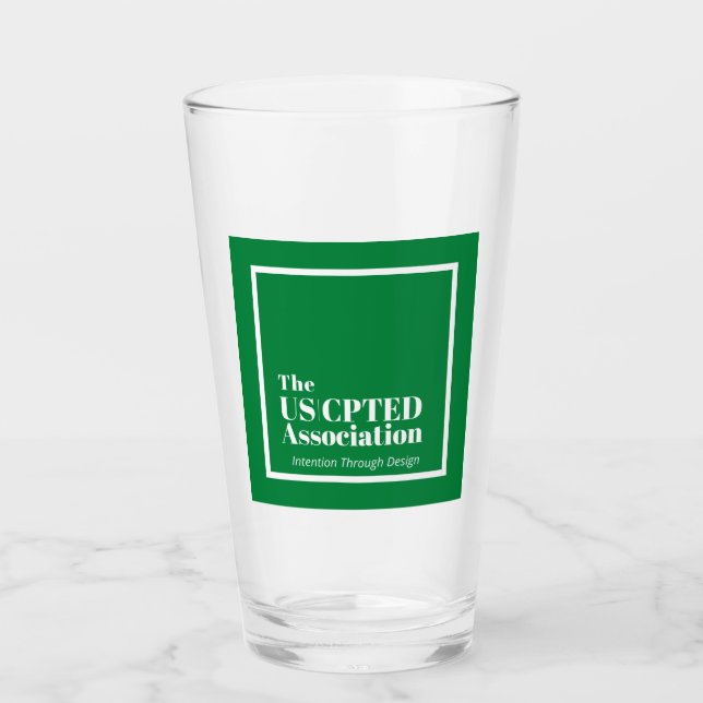 US CPTED Association Tumbler en verre (Devant)