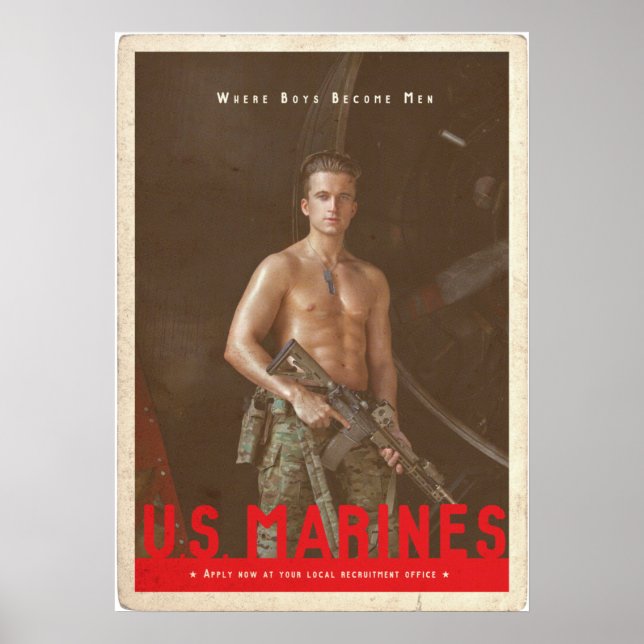 US Marine Recruitment Poster (Devant)