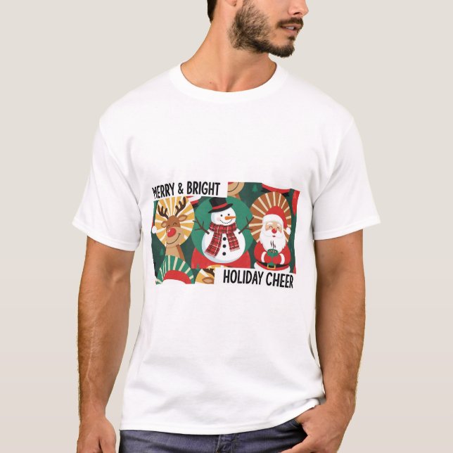 🎄👕 US Market Favorite · Christmas T-shirt Printi (Devant)