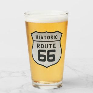 US Route 66 pinte verre à boire