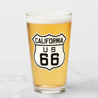 US Route 66 pinte verre à boire