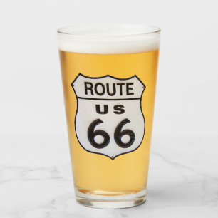 US Route 66 pinte verre à boire