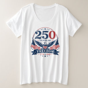USA 250 ans de liberté - Design d'aigle patriotiqu