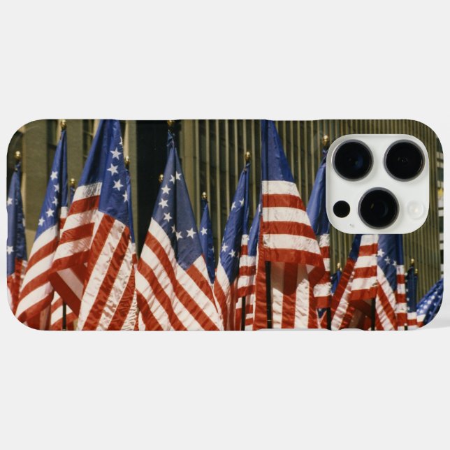 USA 250 - Drapeaux américains - étui de téléphone (Verso (horizontal))