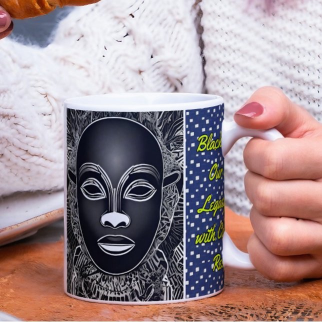 USA Black History Mois Café Mug (Black History Mugs and Cups, Black History Month, Black Americans, Black Historical, Black History C)