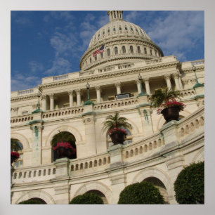 USA CAPITOL BUILING POSTER