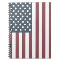 USA Carnet American Flag Journal Planner