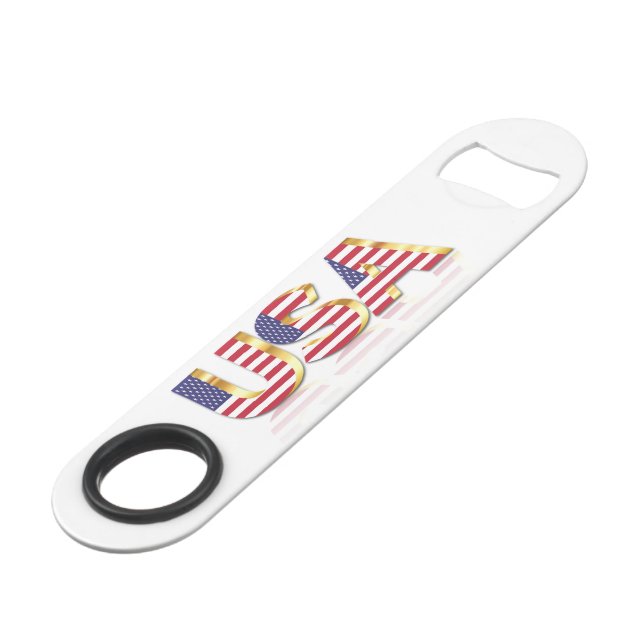 USA Flag Bottle Opener États-Unis d'Amérique (Dos Angle)