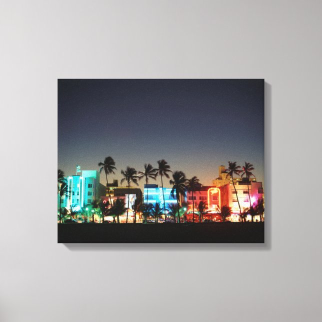 USA, Floride, Miami Beach, Ocean Drive, Art Déco (Recto)