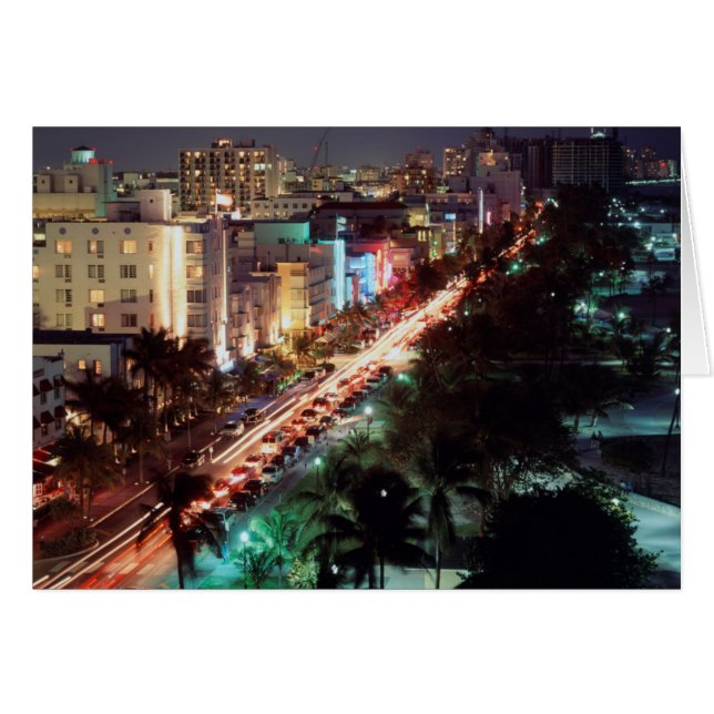 USA, Floride, Miami Beach, Ocean Drive, Art Déco 2 (Devant horizontal)