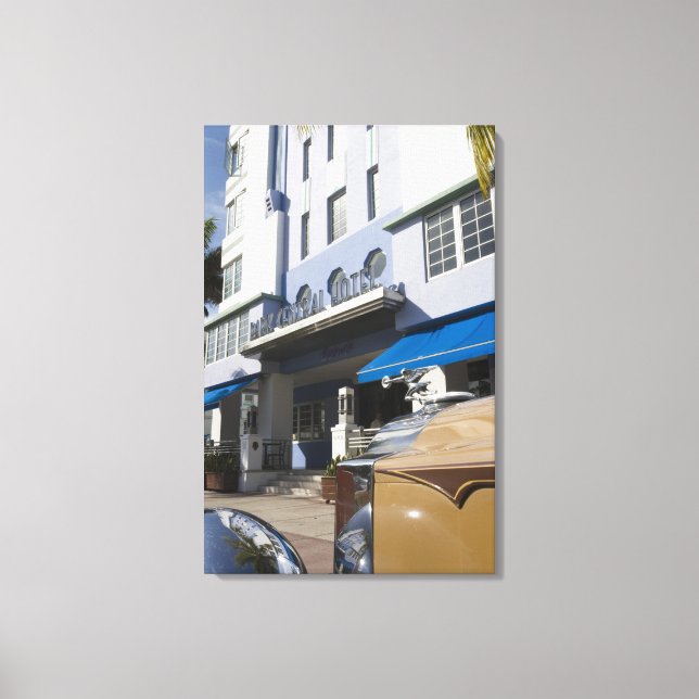 USA, Floride, Miami Beach : South Beach, Art Déco (Recto)