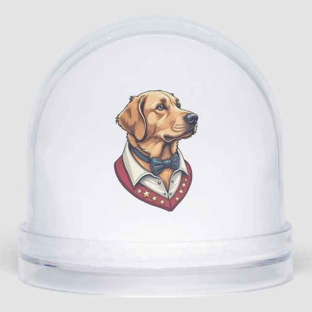 USA Golden Retriever Vintage Patriotic Dog Shirt (Avant)