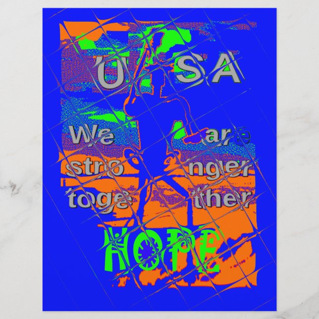 USA Hillary Hope Nous sommes forts (Devant)