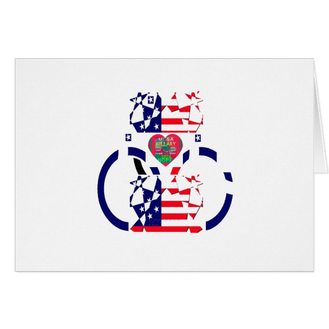 USA Hope Beau drapeau national Extraordinaire Desi (Devant horizontal)